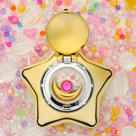 sailor moon moonlight memory star locket music box metal|bandai sailor moon gold.